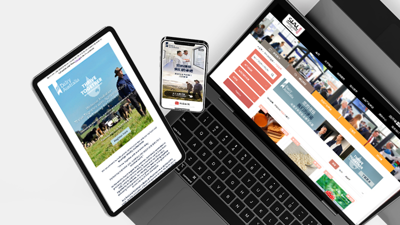 A complex competitor analysis and creation of target audience and regional segmentation for Dairy Australia preceded an integrated trade campaign across 8 countries through Asia and the world’s pre-eminent food and manufacturing events including event speaker engagements